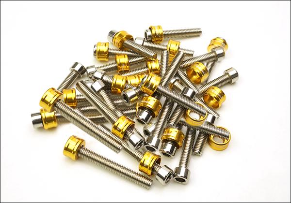 Bộ ốc gắn lốc máy titan màu gold cho các dòng xe YAMAHA, thích hợp gắn tất cả các dòng xe phổ thông của Yamaha hiện nay