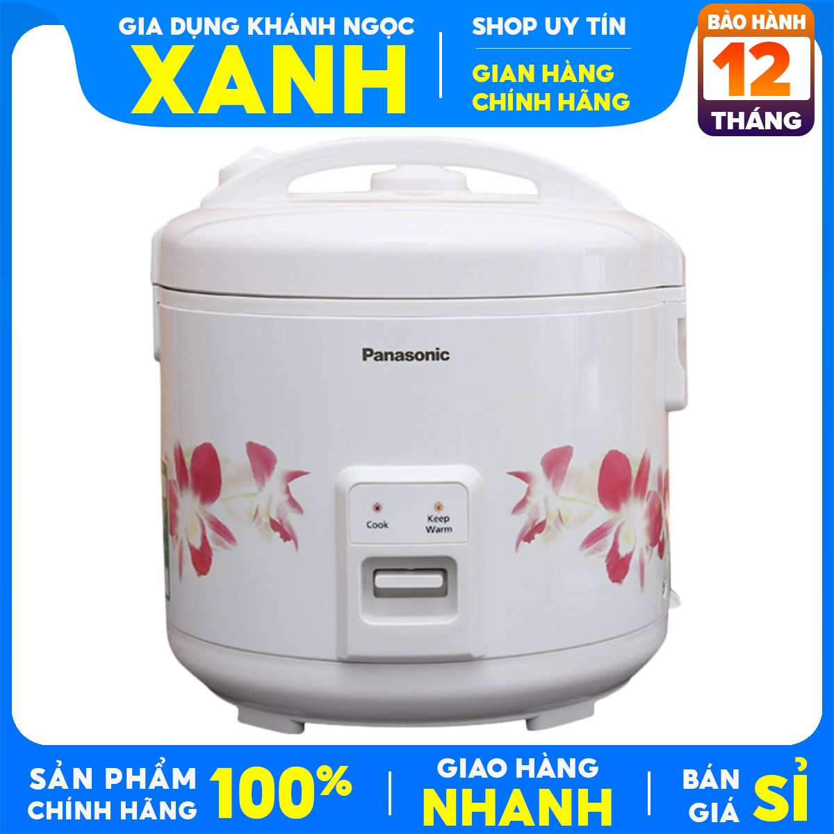 1.8 liter Panasonic rice cooker sr-mvn187hra rice cooker display for 4 - 6 people power 650 W, 2D cooking technology 12 months warranty
