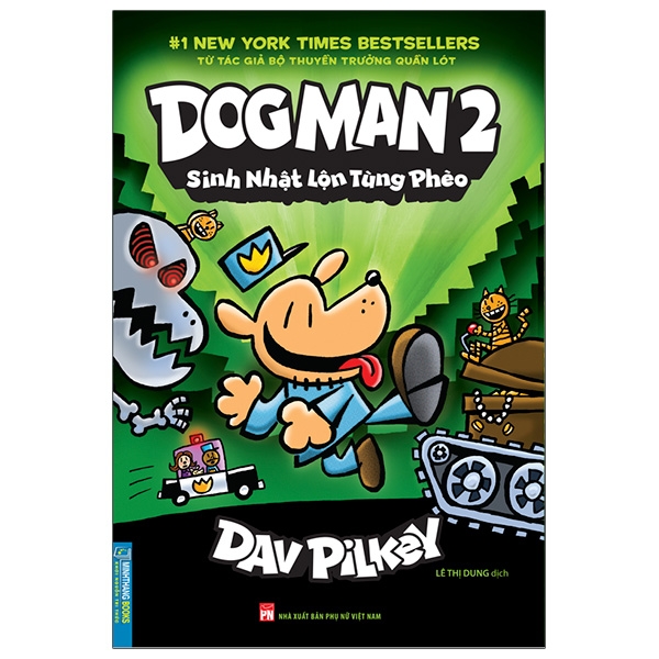 Fahasa - dog man 2 - sinh nhật lộn tùng phèo