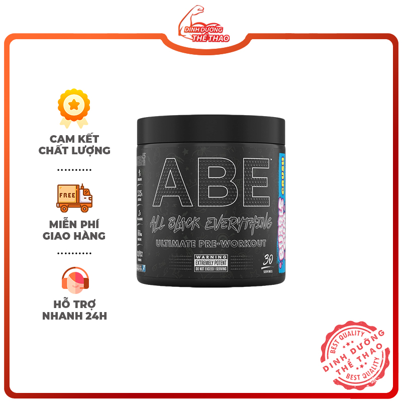 Pre workout abe 30 lần dùng - tăng sức mạnh, thể lực và bền bỉ