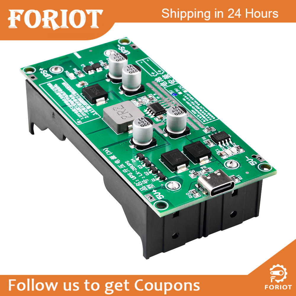 Foriot Pin Mô-đun Tăng Áp Nguồn Điện 5V 6V 9V 12V 18650 Pin Lithium Tăng Áp Mô-đun Chuyển Đổi Mạch Bảo Vệ