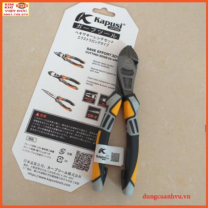 Kìm cắt Nhật 7inch Kapusi cao cấp xuất Đức