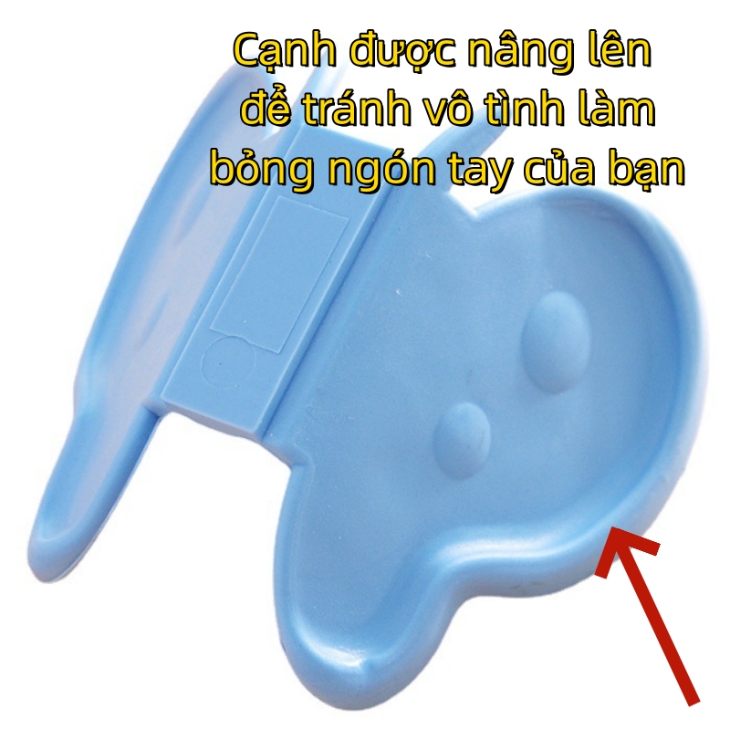 Non-slip & heat insulation butterfly-shaped silicone dish clamp