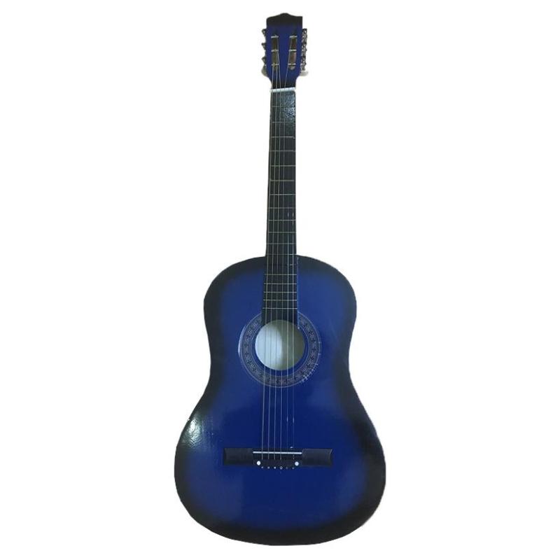 [Lấy mã giảm thêm 30%]Đàn Guitar Acoustic GU02 Màu Xanh Dương Dáng D - Hàng có sẵn