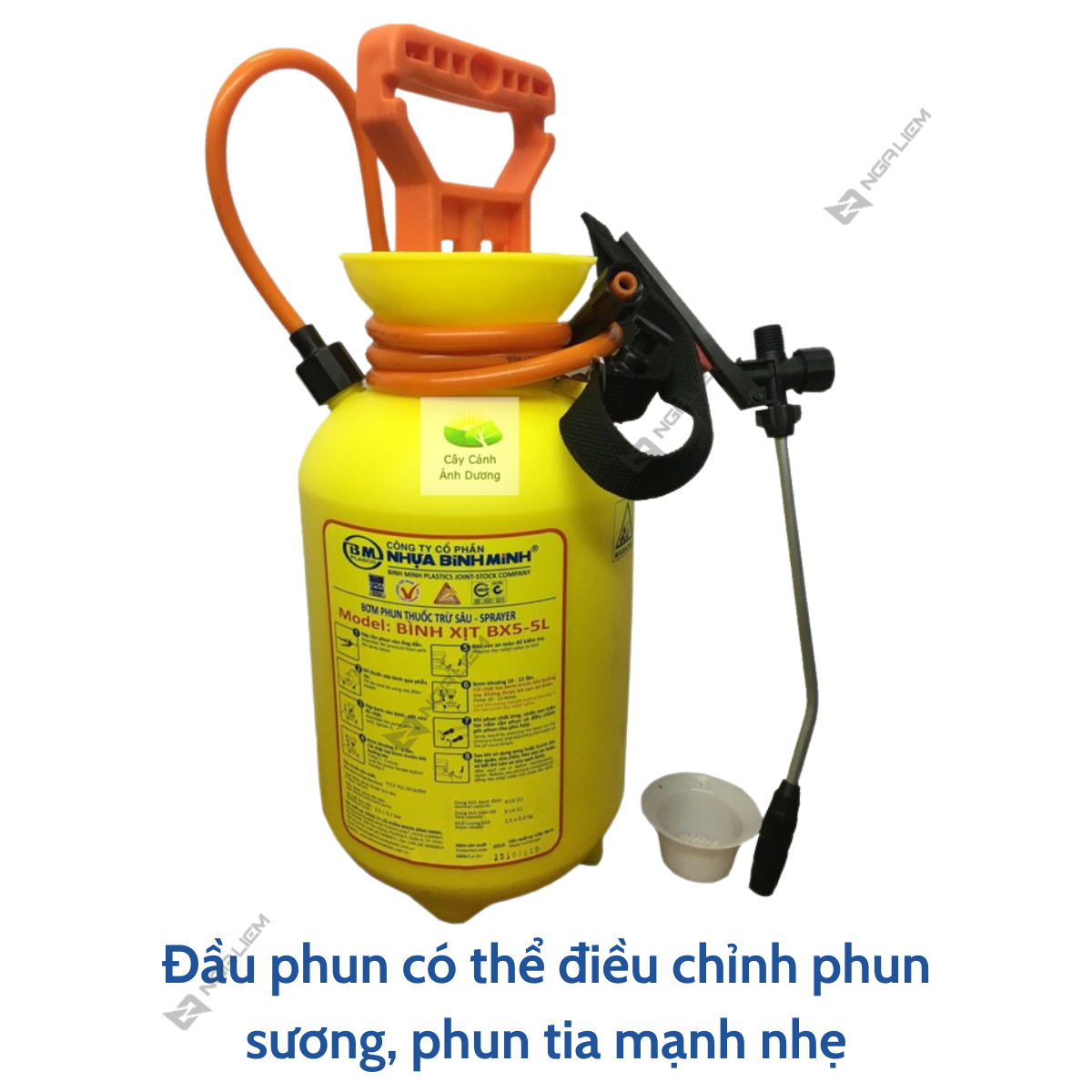 Bình xịt 5 Lít Bình Minh, dùng phun tưới [Hàng chính hãng]