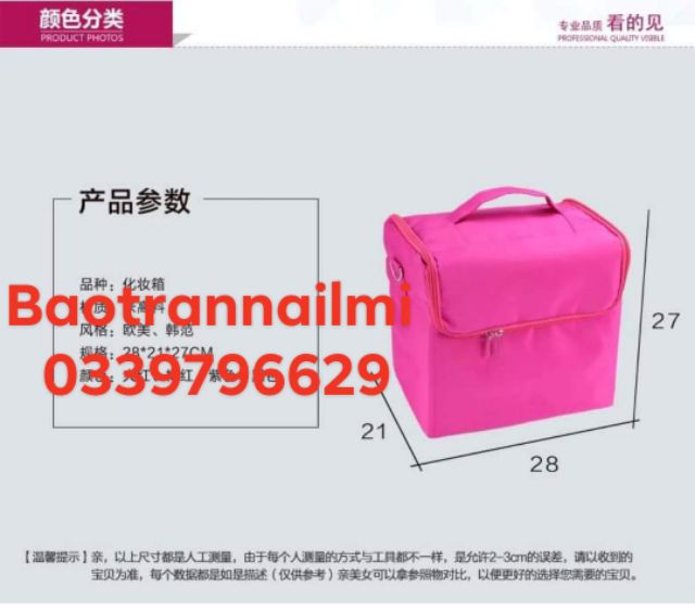 Cốp đựng đồ nail mi phun xăm trang điểm ...