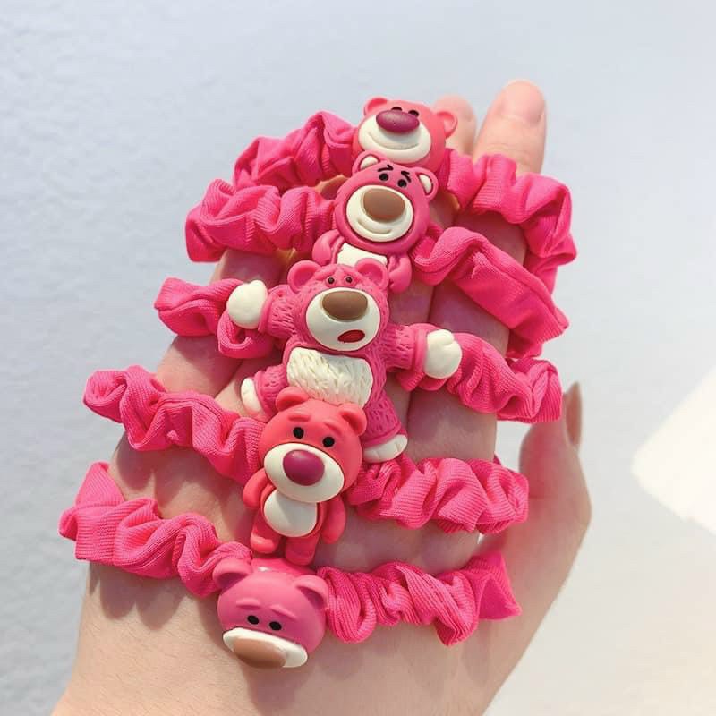 Buộc Tóc Scrunchies Nhún Gấu Losto