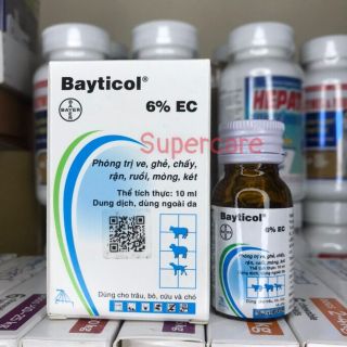 Bayticol 6% EC 10ml - Phòng Ve Ghẻ Rận Chó thumbnail