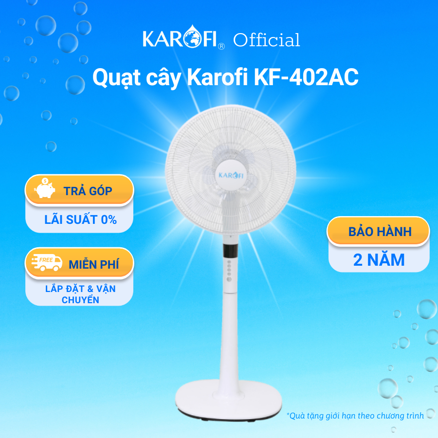 Quạt cây Karofi KF-402AC 10 cánh