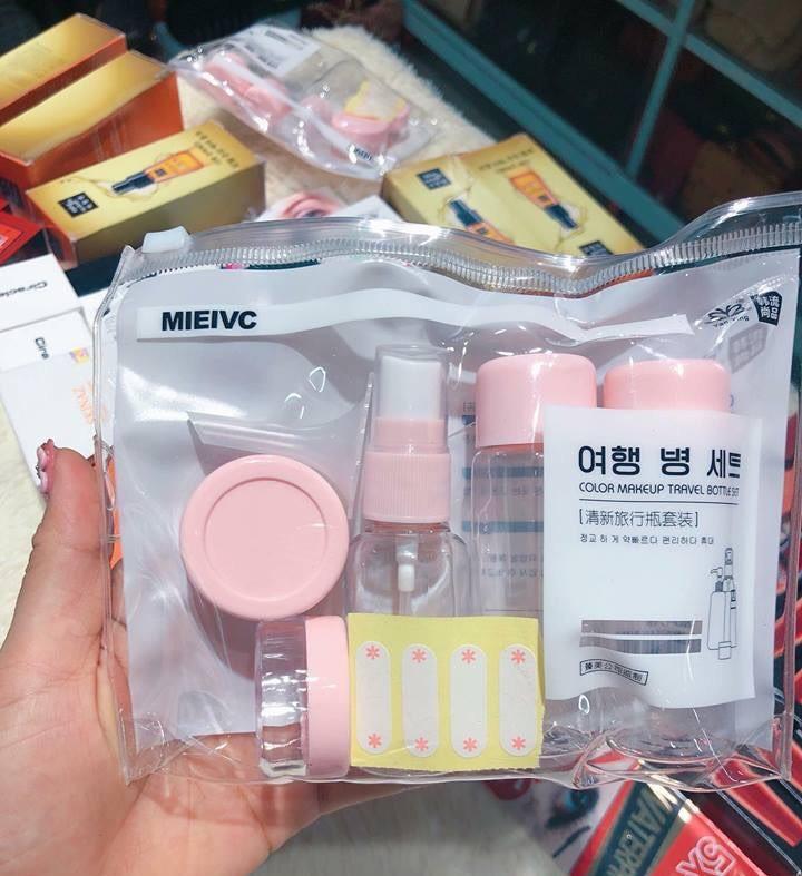 [HCM]Bộ chiết mỹ phẩm du lịch 7 món tiện lợi
