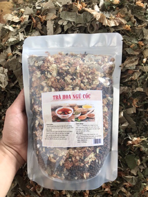 1kg Trà hoa ngũ cốc đóng túi zip