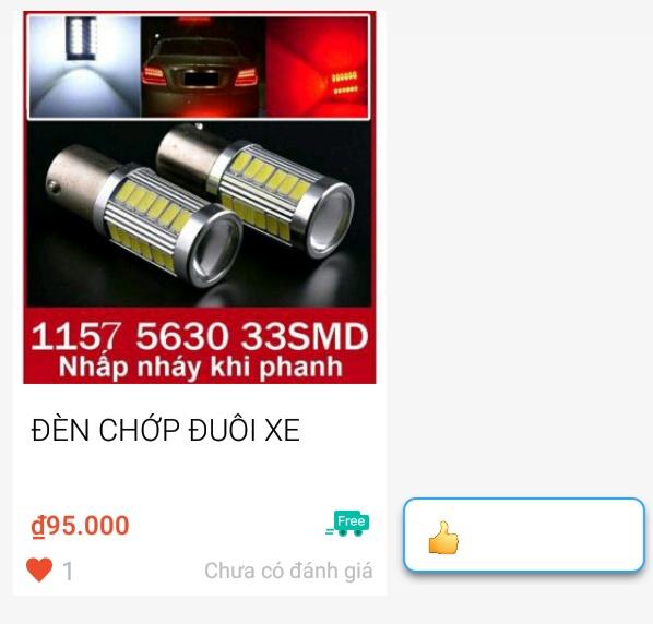 [HCM]ĐÈN LED CHỚP ĐUÔI XE F1