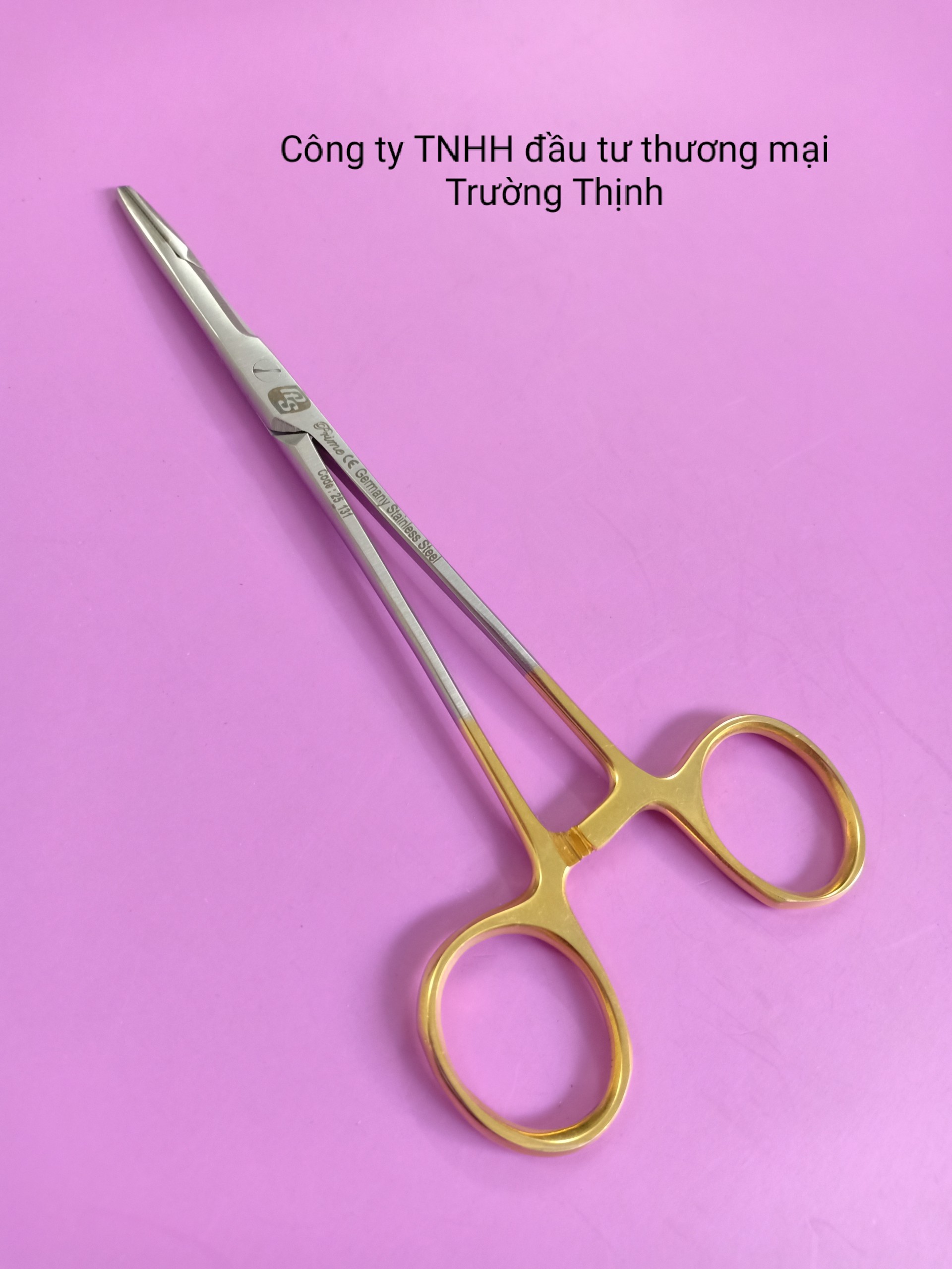 Kìm kẹp kéo cán vàng dùng trong y tế