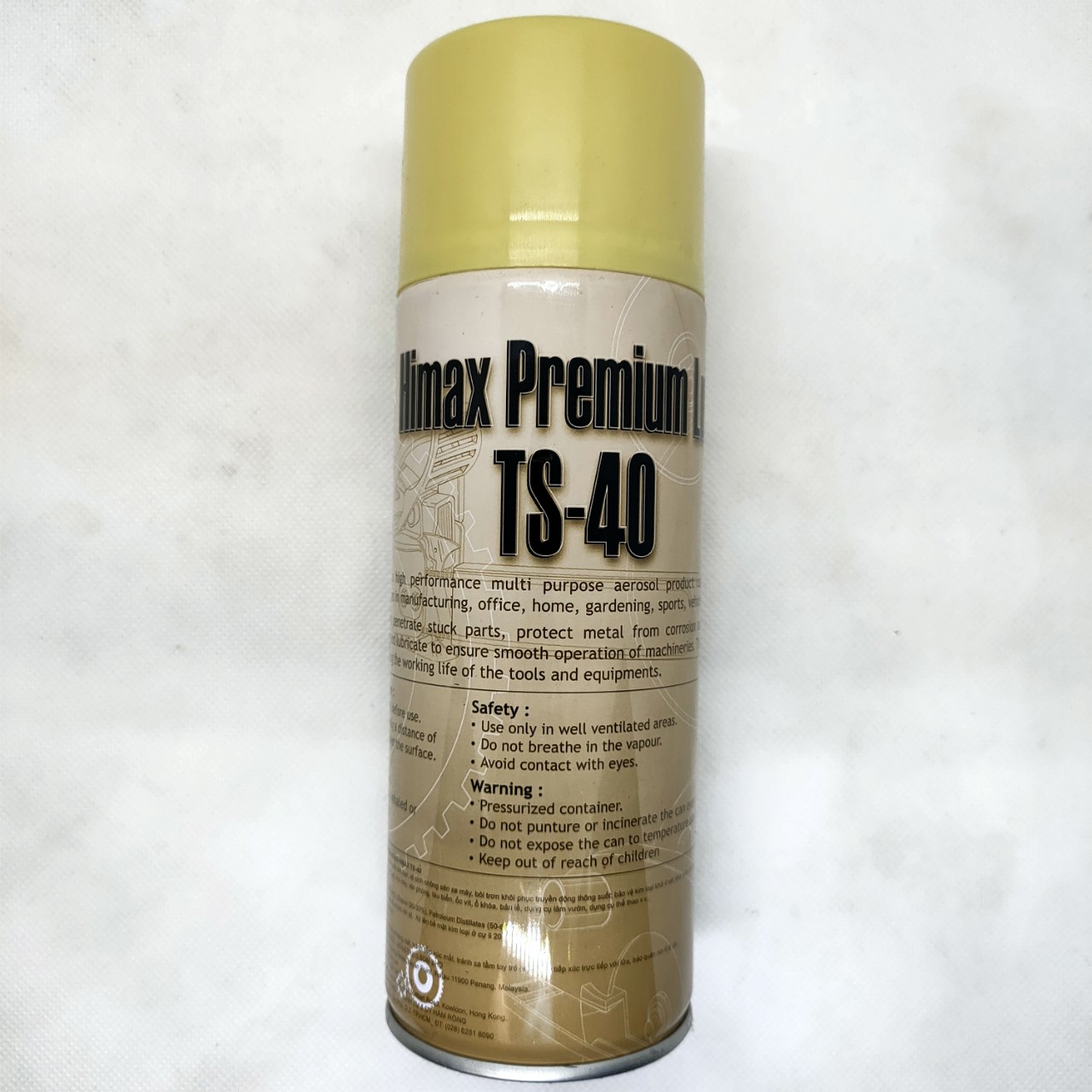 DẦU CHỐNG RỈ SÉT, BÔI TRƠN HIMAX TS40 (Himax Premium Lub 450ml)