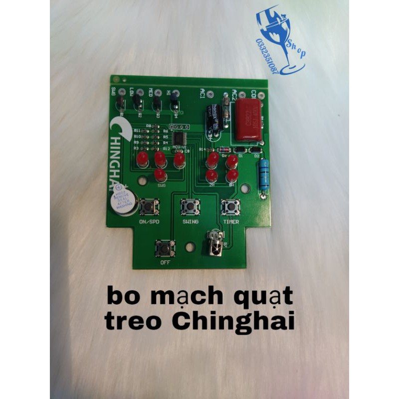 mạch quạt treo Chinghai- bo mạch quạt treo Chinghai nhận khiển zin