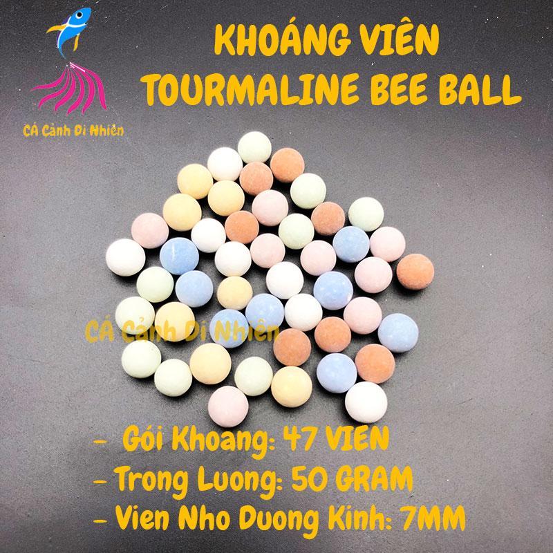 Khoáng viên Nhật TOURMALINE BEE BALL cho hồ tép cảnh 50 gram - Khoáng tép dạng viên