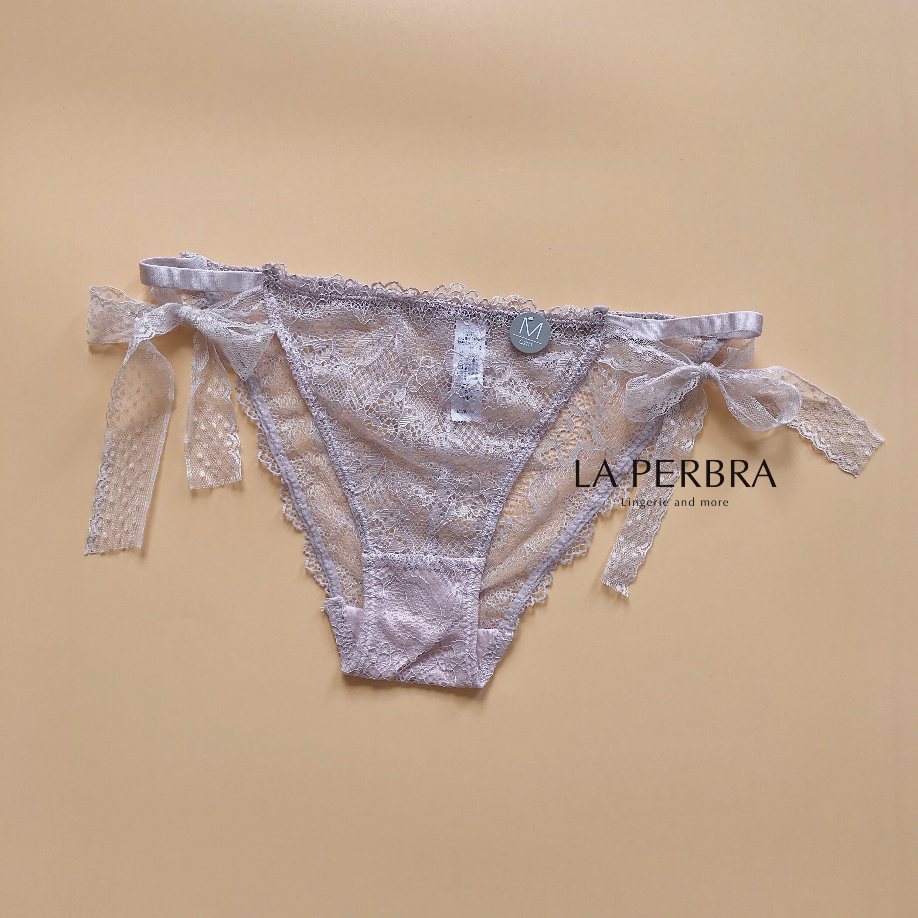 Quần Lót Ren Dây Lưới Dáng Nửa Mông La Perbra - Cd04