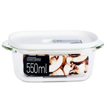 Combo 2 thố Lock and Lock 550ml thủy tinh hình chữ nhật.