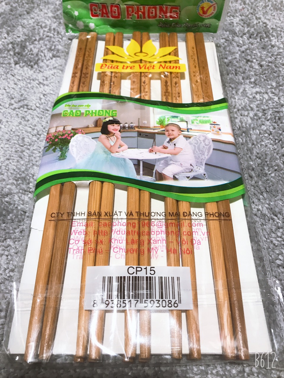 Bộ 30 đôi Đũa Gỗ Tự Nhiên khắc chữ
