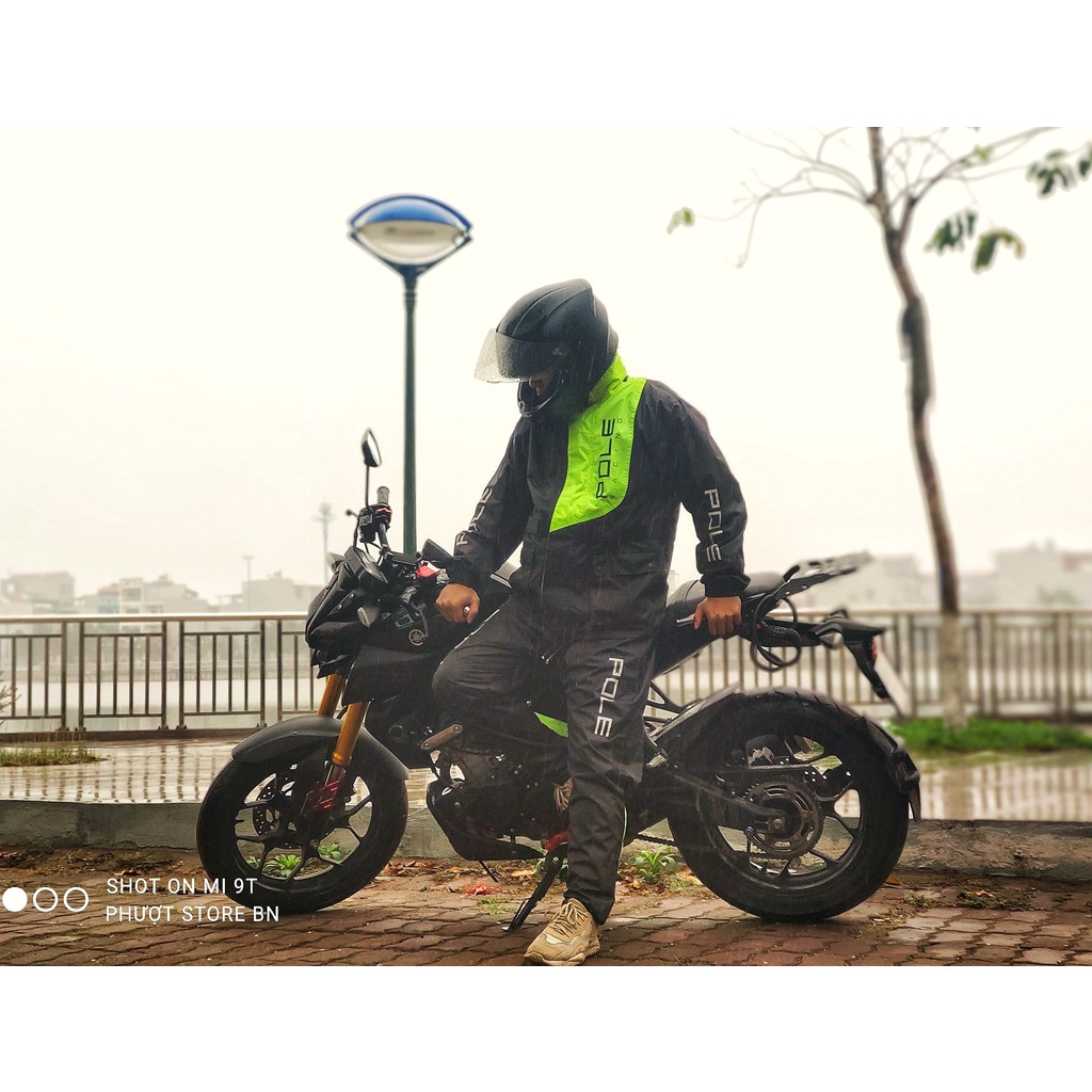 Áo mưa cao cấp Pole racing