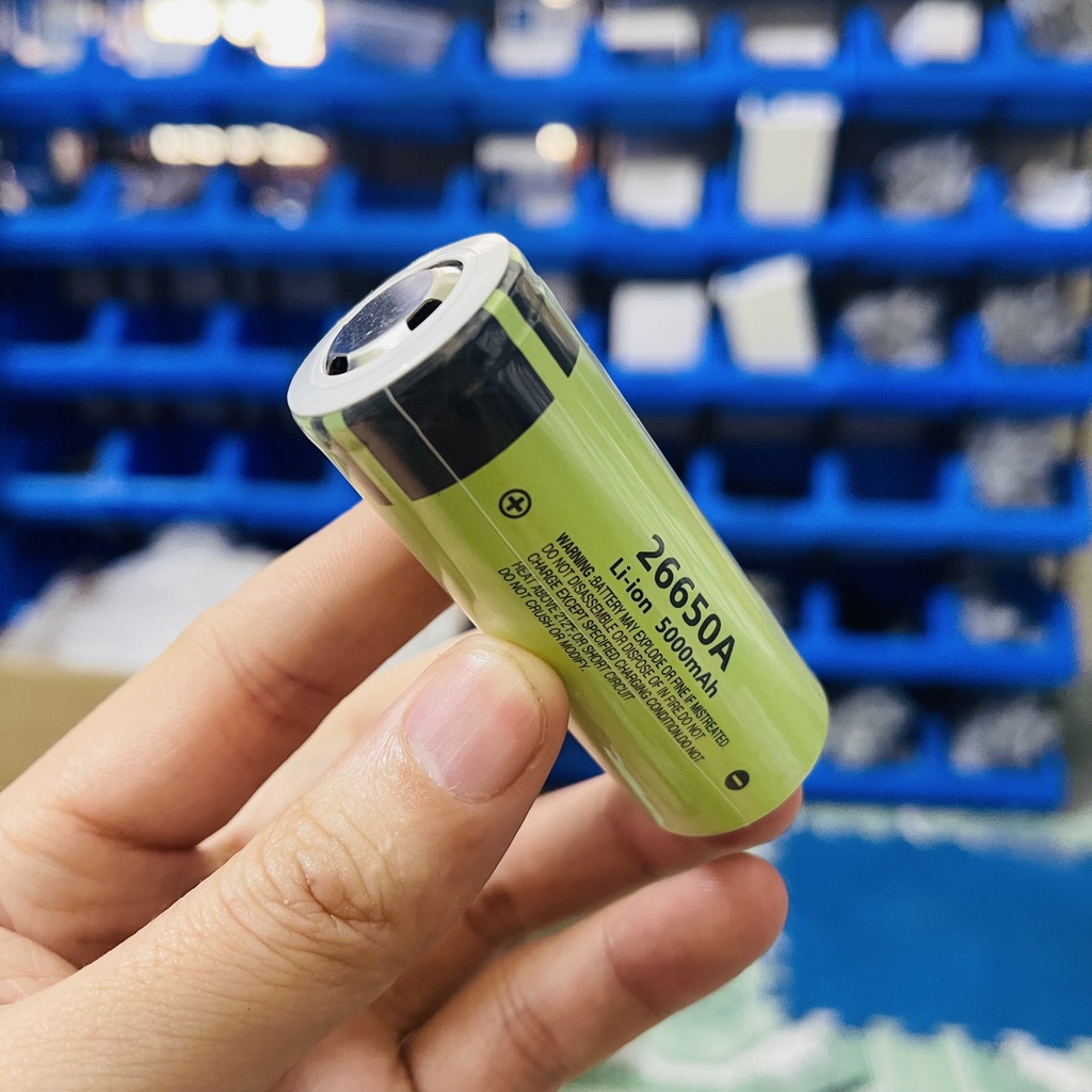 Pin Cell 26650 Panasonic 5000mAh xả cao 30A