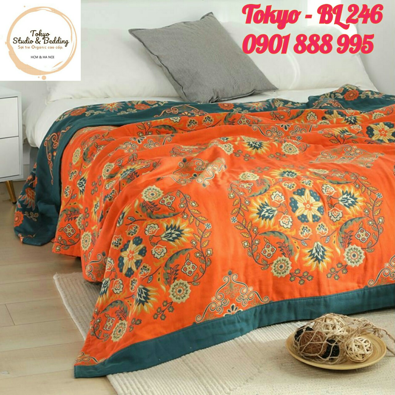 (2)TH Chăn Xô Organic Cotton Dòng Cao Cấp
