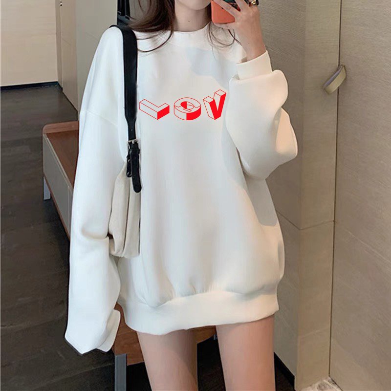 Áo đôi sweater ( 2 áo ) in chữ tình yêu siêu đẹp