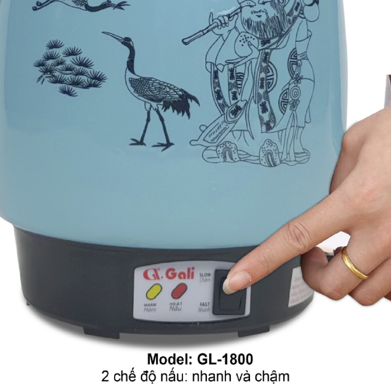 Ấm sắc thuốc Gali GL-1800 3.3 lít