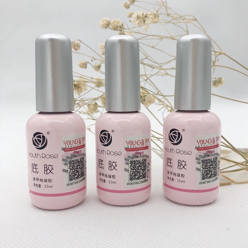 Liên kết(Base) sơn g.el móng tay Hoa hồng(chai hồng)