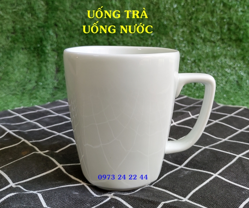 CỐC SỨ TRẮNG LY SỨ LY NƯỚC