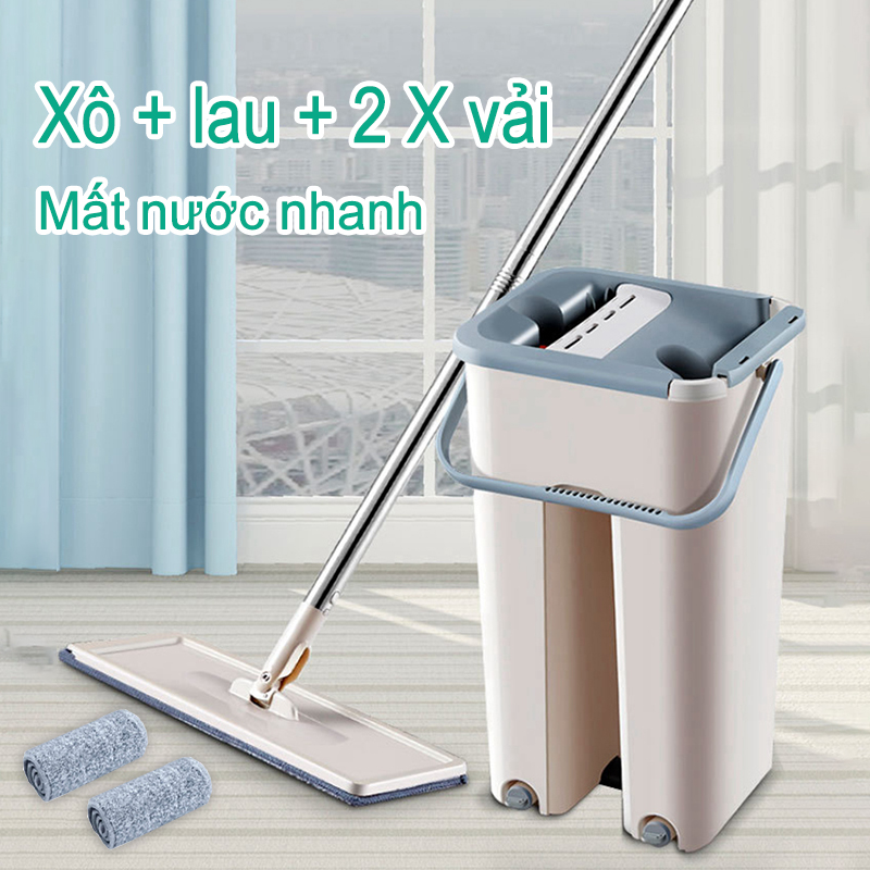 >> BÁO GIÁ BỘ CÂY LAU NHÀ TỰ VẮT THÔNG MINH 2 NGĂN PARROTI PRO PR01 CAO CẤP - LAU SẠCH KHÔ NHANH – 3 MIẾNG LAU MICROFIBER | Shopee Lazada Sendo Tiki mới nhất 24 【like-】Cây lau nhà, cây lau nhà lười, cây gậy + vải * 2 + xô,Bộ Cây Lau Nhà Tự Vắt Thông Minh Cao Cấp Kèm Thùng Vắt 2 Ngăn - Lau Nhanh Gấp 10 lần Thông Thường(SIZE LỚN)