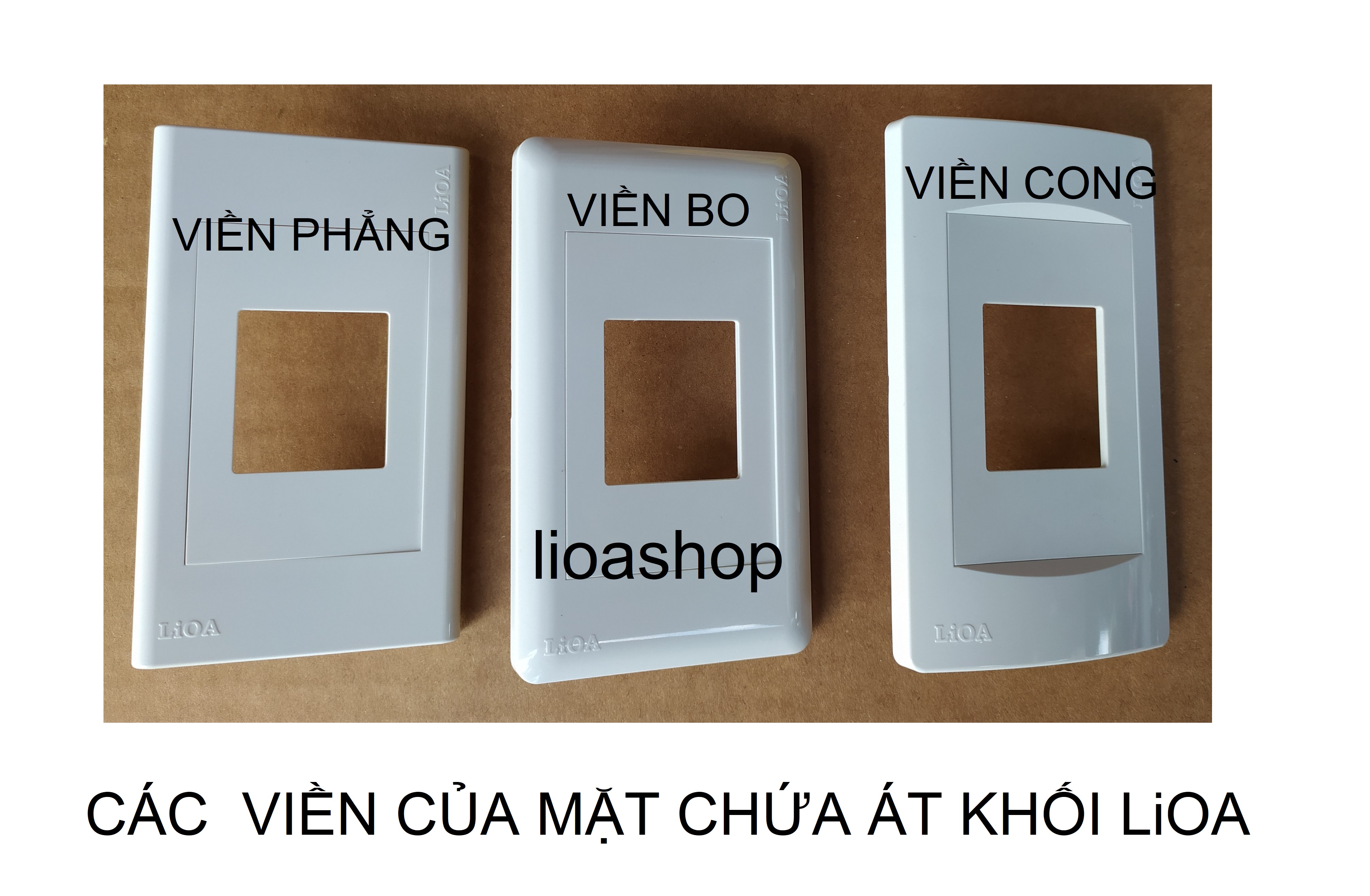 MẶT CHỨA ÁT DÙNG CHO ÁT KHỐI LiOA. - LẮP CHÌM.