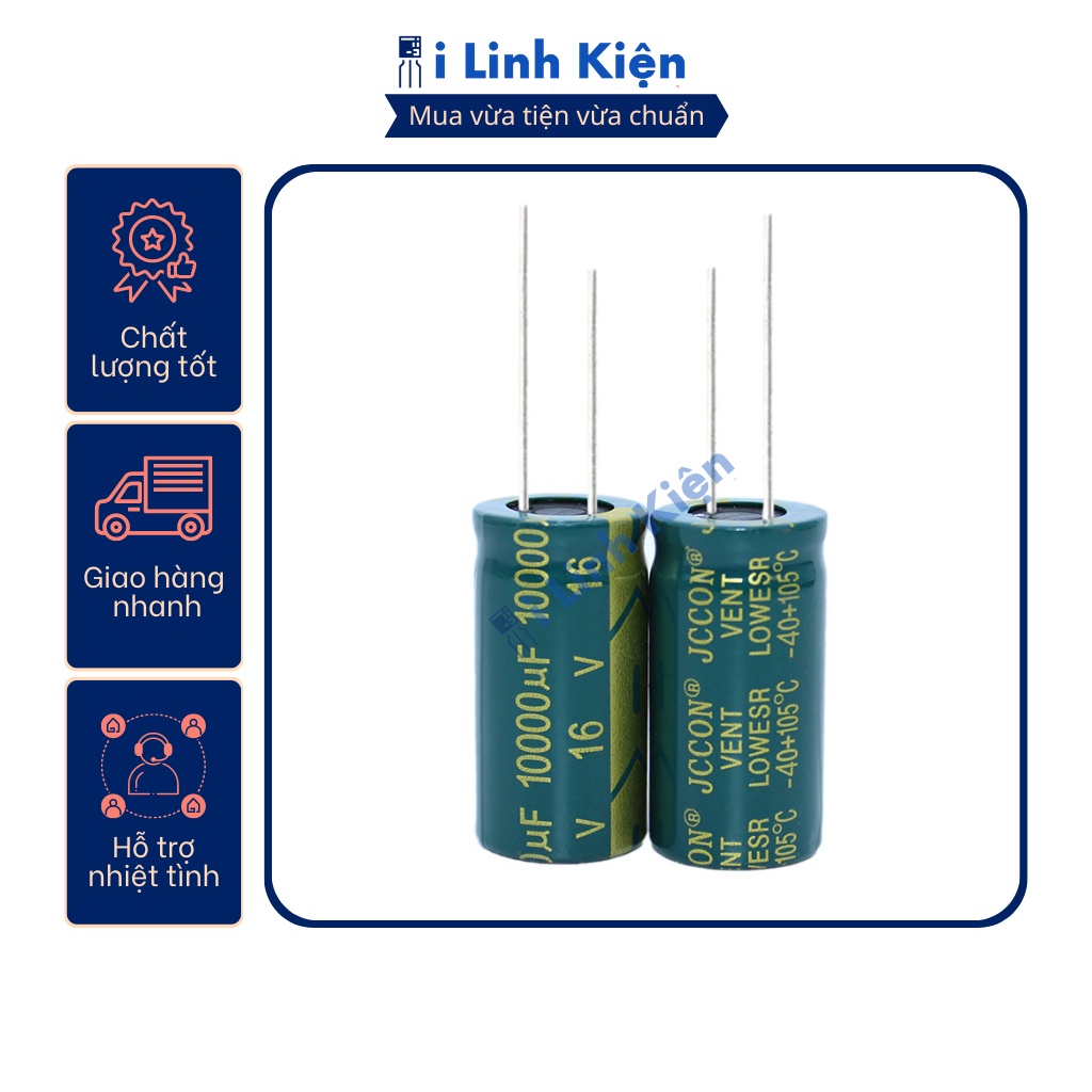 Tụ hóa 10000UF 16V chất lượng tốt.