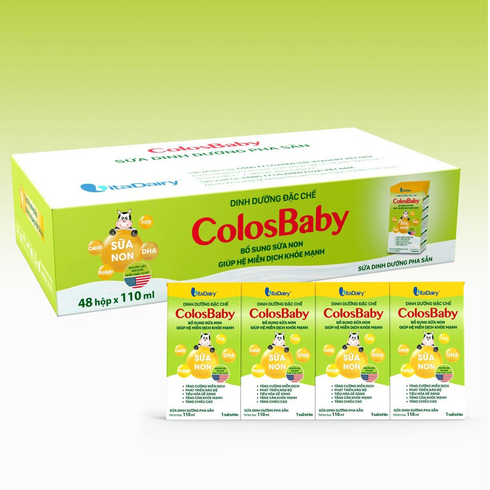 Sữa pha sẵn Colosbaby Gold 180ml,110ml(48hộp)