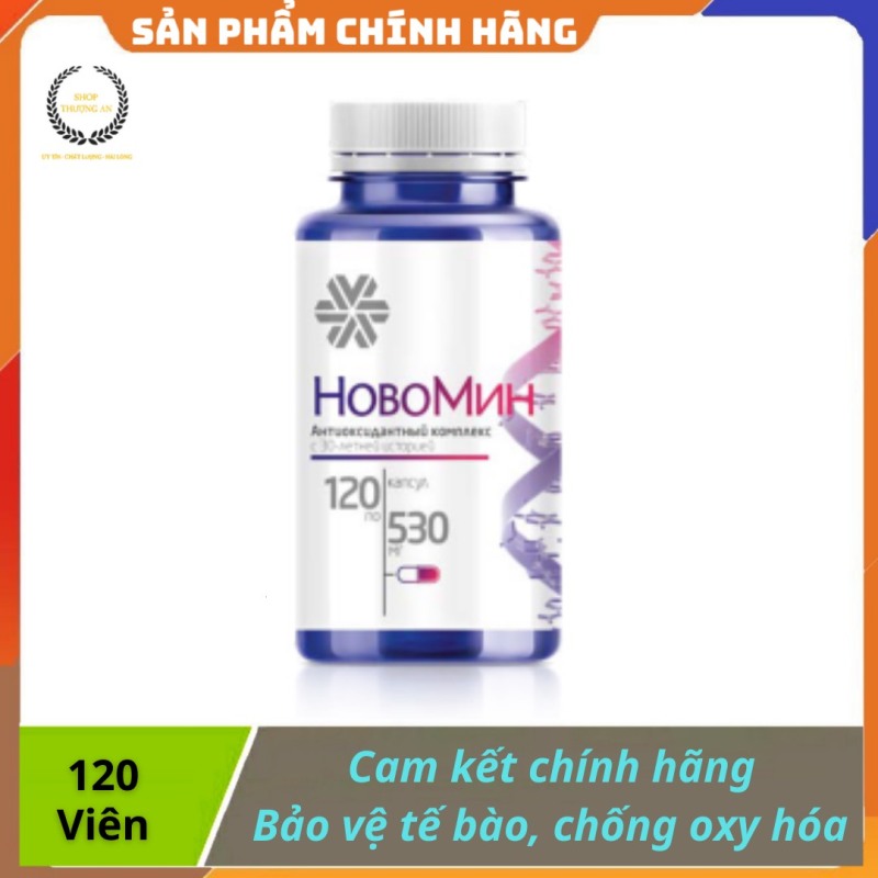 [ CHÍNH HÃNG ] - Thực phẩm bảo vệ sức khỏe và chống lão hóa Siberian Novomin Formula 4 N.V.M.N - Hộp 120v