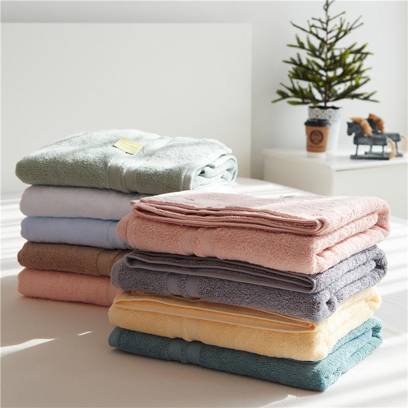 Cao Cấp Bông Ai Cập Màu Nghề Thêu Khăn Tắm 100% Cotton Người Lớn Tắm Khăn Mặt 100% Cotton Dày Hút Nước Mềm Mại Khăn Tắm Cỡ Lớn