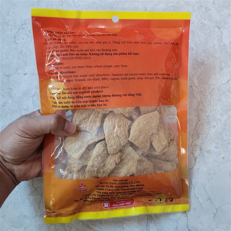 Túi 100gr Heo lát chay thực phẩm chay từ đậu nành