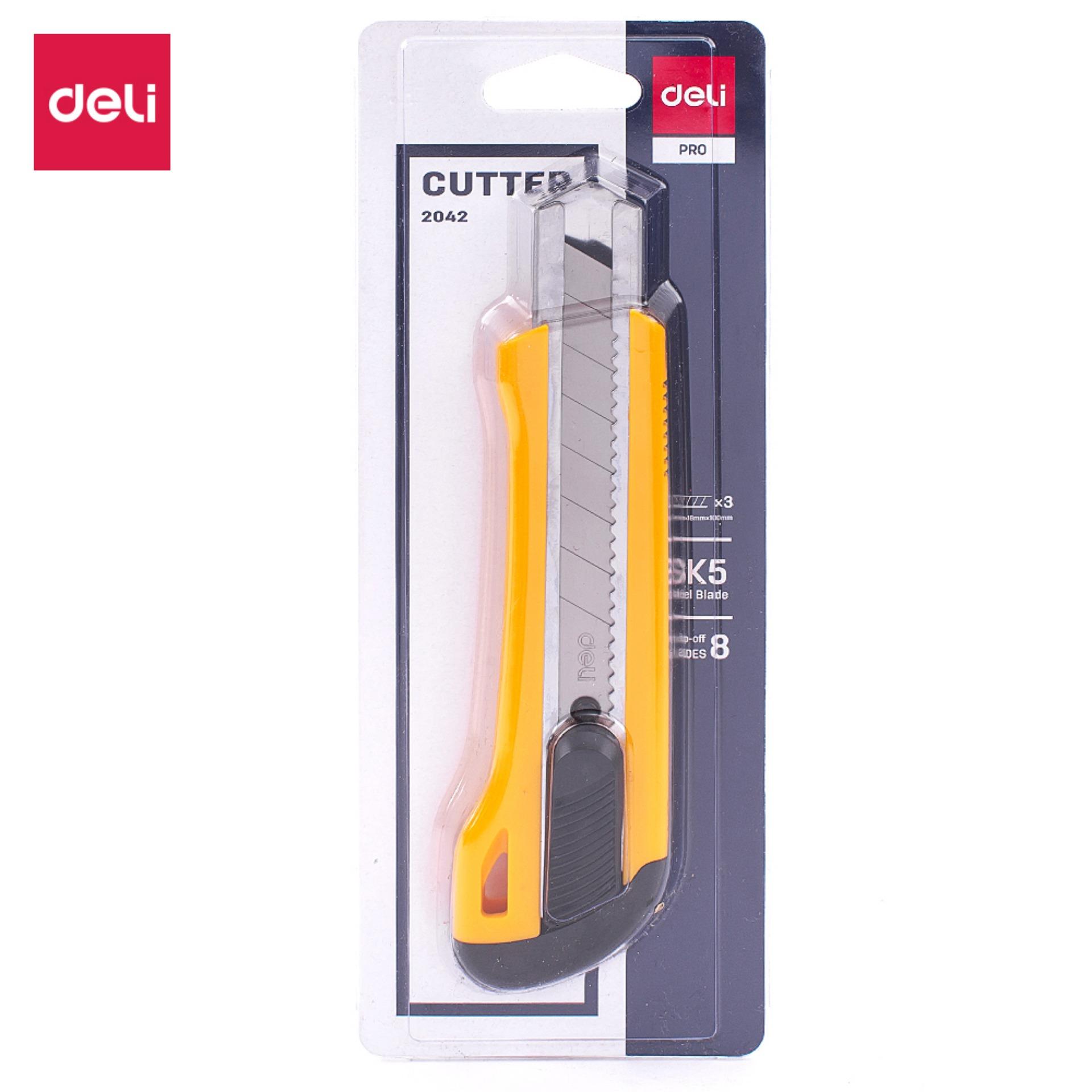 [HCM]Dao Rọc Giấy Đại Deli - 2042 - Thép cao cấp không gỉcực bền đẹp