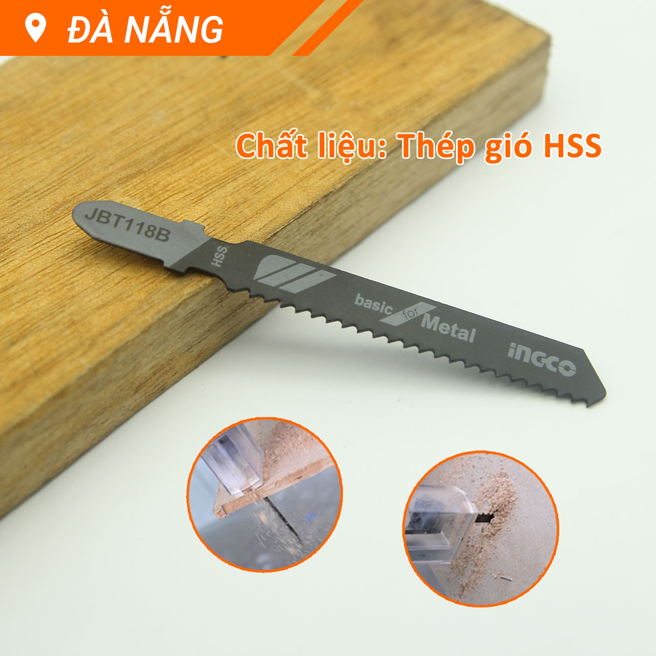 Bộ 5 lưỡi cưa lọng sắt Ingco JBT118B 50mm