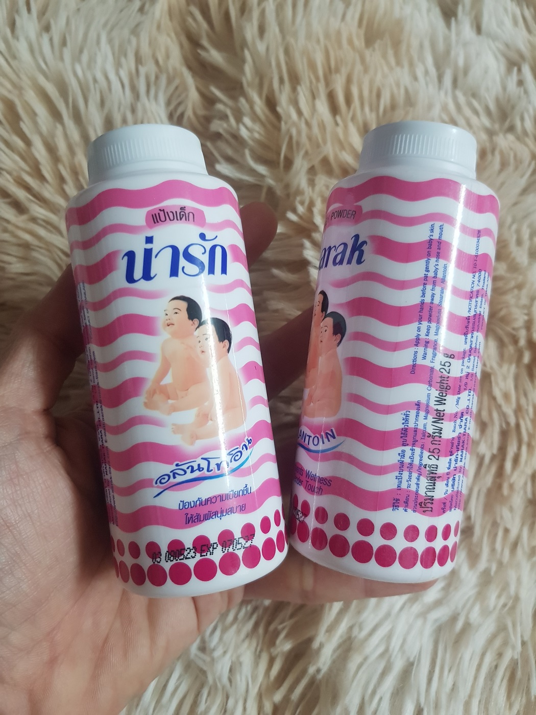 Phấn Rôm Narak Baby Powder Thái Lan 25Gr