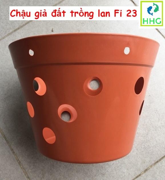 5 chậu giả đất trồng lan Fi 23
