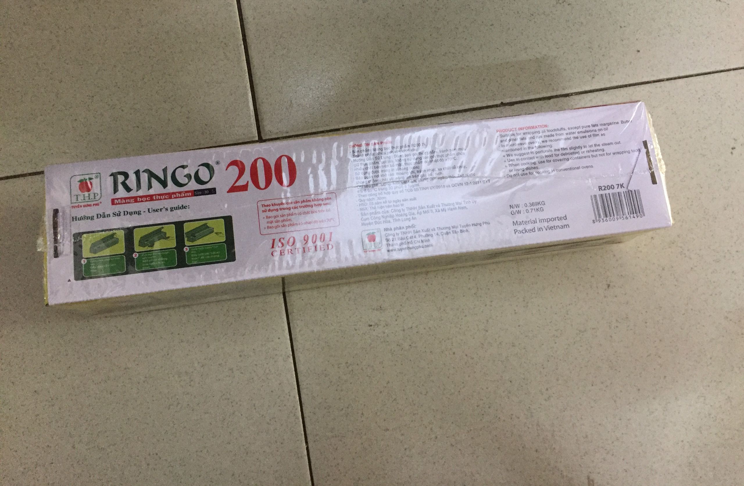 Màng bọc thực phẩm RINGO RE WRAP 200 (30cm x 90m)