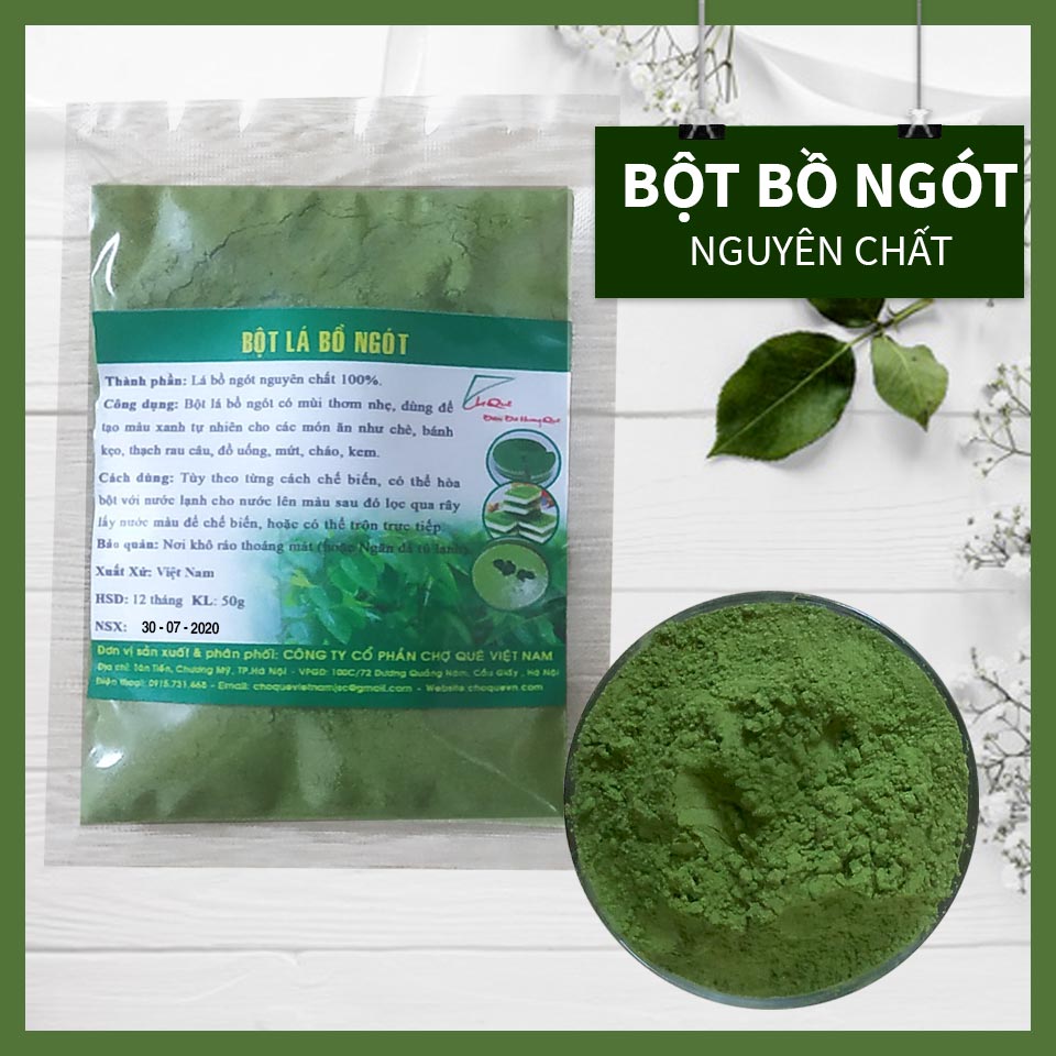 Bột Bồ Ngót Nguyên Chất Gói 50g