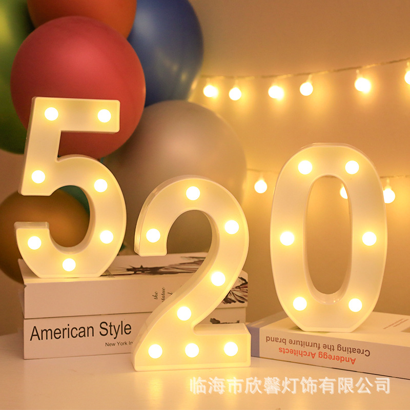 [Sỉ] Đèn Led Chữ Cái Trang Trí Đủ Bộ
