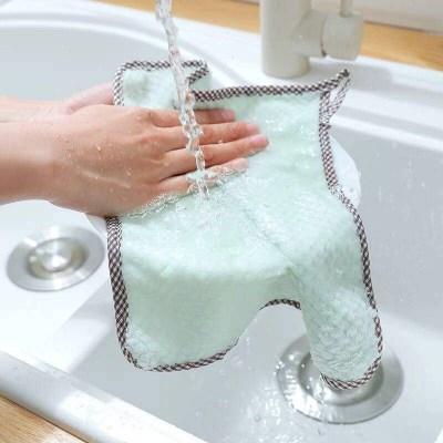 Khăn lau bếp đa năng có viền sét 10 cái