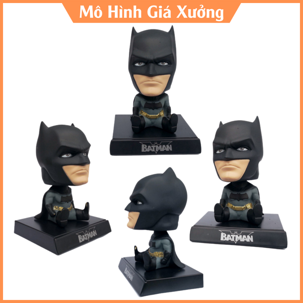 Mô Hình Batman Chibi Lắc Đầu - Trang Trí Taplo Ô Tô - Trang Trí Bàn Học Bàn  , Bàn Làm Việc - Kê Điện Thoại - Figure Dc | Lazada.Vn