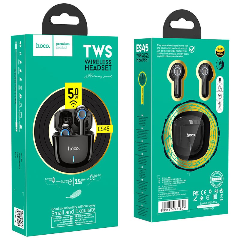 Tai nghe bluetooth Hoco ES45 V5.0 cảm ứng TWS