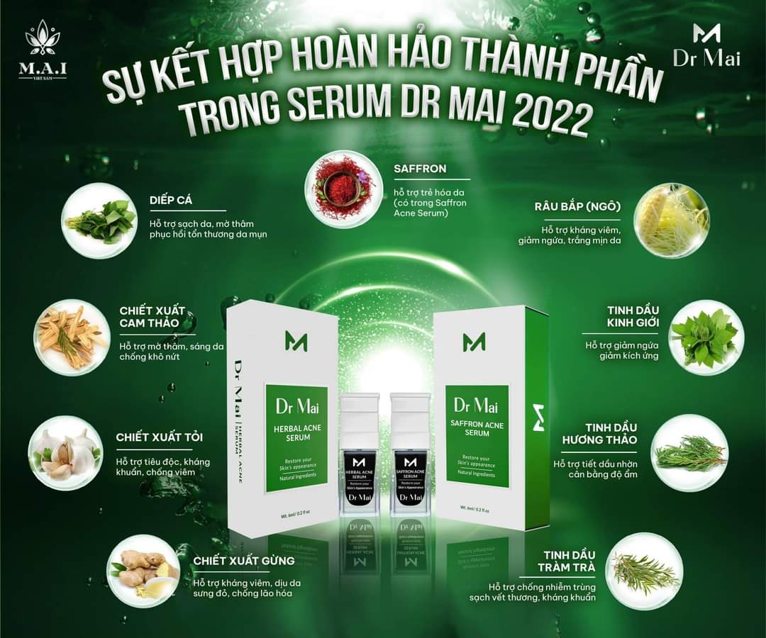 DR Mai Mix Saffron - hàng công ty
