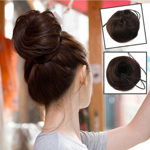 Tóc Giả Búi Tròn Cao Cấp Sỉ Toàn Quốc