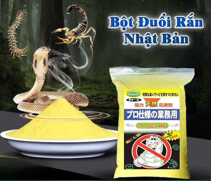 Bột Đuổi Rắn, Bò Cạp, Rết Bảo vệ con người - Hàng Nhật